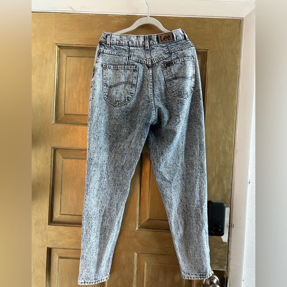 Vintage acid washed Lee jeans - Picture 4 of 8